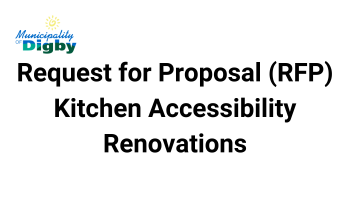 Request for Proposal (RFP) - Kitchen Accessibility Renovations