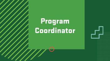 Employment Opportunity - Program Coordinator 