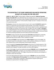 Budget Highlights for 2026-2027